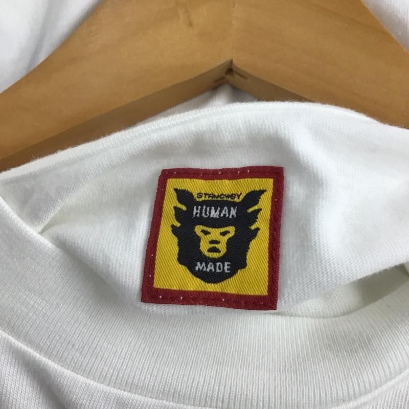 ヒューマンメード HUMAN MADE Tシャツ 半袖 半袖カットソー プリントTシャツ クルーネックカットソー M プリント 白 / ホワイト /  メンズ USED 古着 中古 10140315
