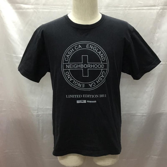 ネイバーフッド NEIGHBORHOOD Tシャツ 半袖 半袖カットソー プリントTシャツ クルーネックカットソー プリント 黒 / ブラック /  メンズ USED 古着 中古 10108433