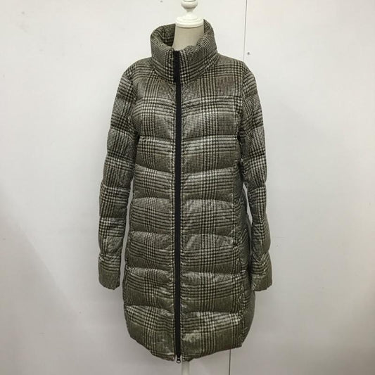 ユニクロ UNIQLO コート ダウンコート 217-079942 ウルトラライトダウンコート L チェック マルチカラー / マルチカラー /  レディース USED 古着 中古 10124030