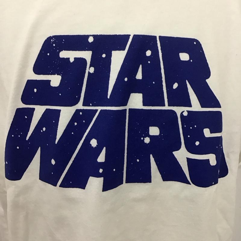 ユニクロ UNIQLO Tシャツ 半袖 341-473124 プリントTシャツ 半袖カットソー クルーネックカットソー XL ロゴ、文字 白 / ホワイト /  メンズ USED 古着 中古 10126530