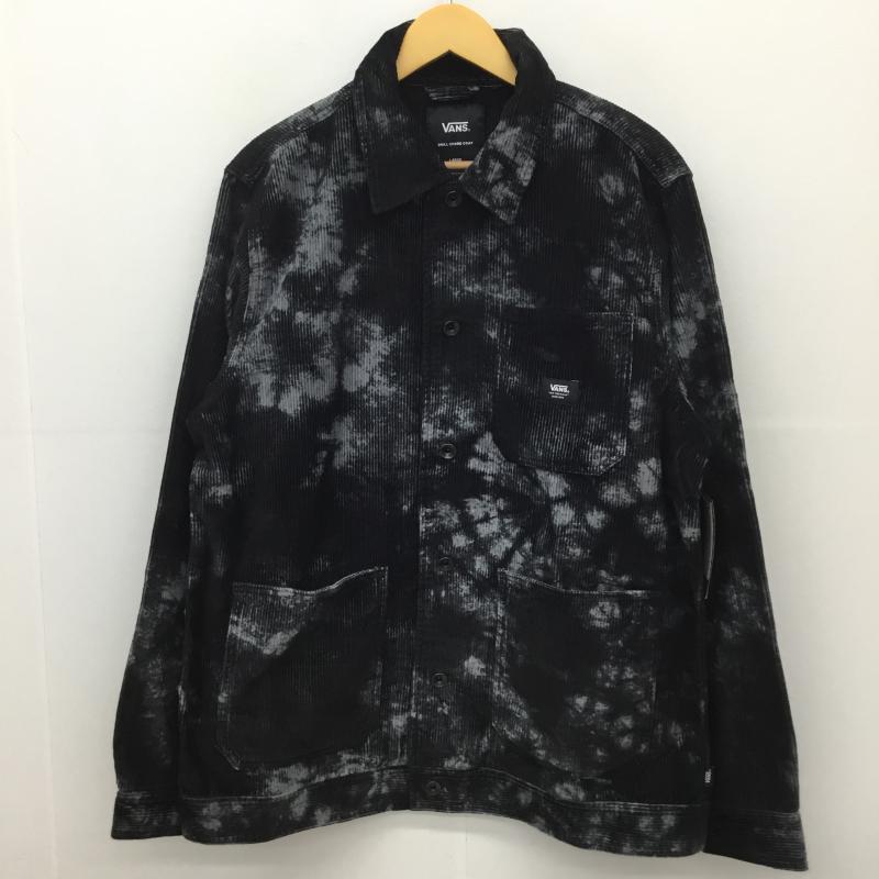 バンズ VANS ジャケット、上着 ジャケット、ブレザー Drill Corduroy Tie Dye Jacket L 総柄 黒 / ブラック /  メンズ USED 古着 中古 10129317