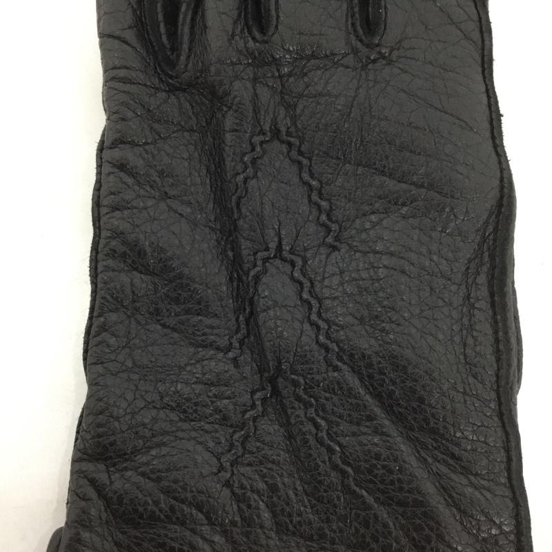 ヴィヴィアンウエストウッド Vivienne Westwood ファッション小物 手袋 レザー ワンポイント 黒 / ブラック /  メンズ USED 古着 中古 10143977