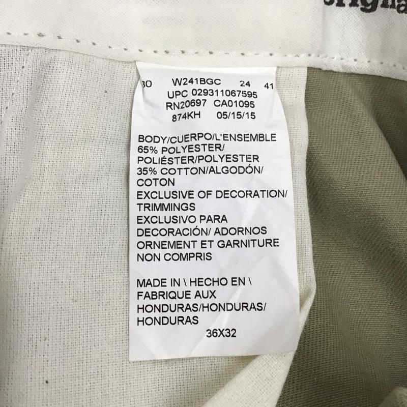 ディッキーズ Dickies パンツ ワークパンツ、ペインターパンツ ワークパンツ ワイドパンツ カジュアルパンツ 36 無地 ベージュ / ベージュ /  メンズ USED 古着 中古 10113176