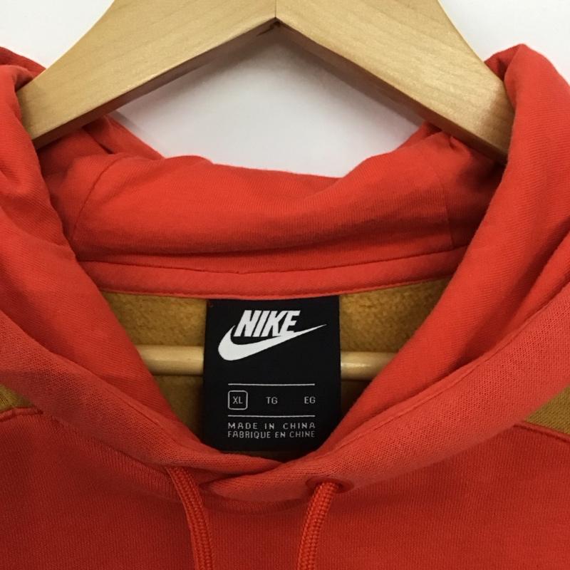 ナイキ NIKE パーカー 長袖 長袖パーカー プルオーバーパーカー スウェット XL ロゴ、文字 マルチカラー / マルチカラー /  メンズ USED 古着 中古 10146625