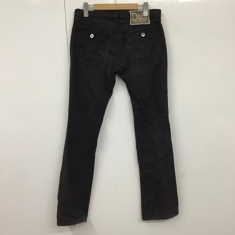 ドルチェアンドガッバーナ DOLCE&GABBANA パンツ スラックス 28インチ 無地 黒 / ブラック /  レディース USED 古着 中古 10130990