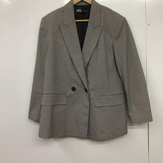 ザラ ZARA ジャケット、上着 ジャケット、ブレザー カジュアルジャケット アウター カラージャケット M チェック マルチカラー / マルチカラー /  レディース USED 古着 中古 10135257
