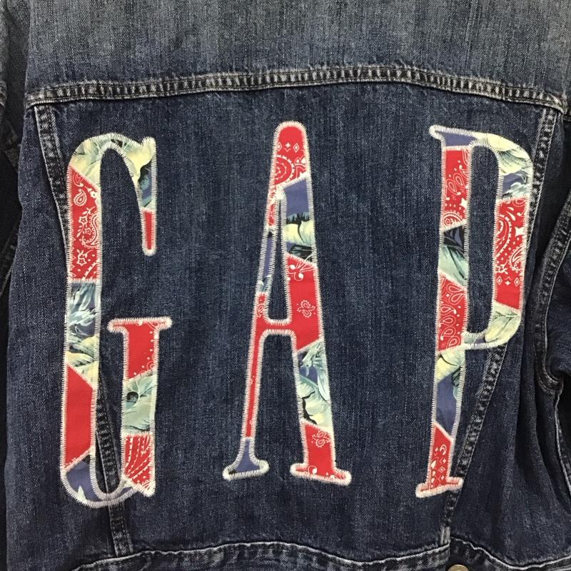 ギャップ GAP ジャケット、上着 ジャケット、ブレザー デニムジャケット Gジャン L 無地 インディゴ / インディゴ /  レディース USED 古着 中古 10149391