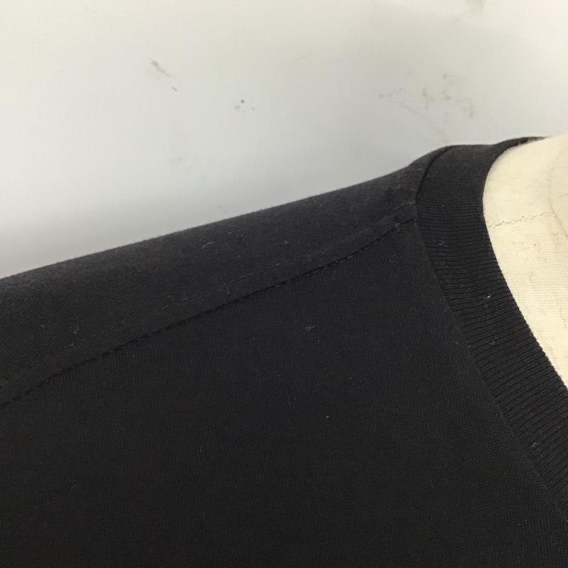 ディーゼル DIESEL Tシャツ 半袖 半袖カットソー プリントTシャツ クルーネックカットソー XL プリント 黒 / ブラック /  メンズ USED 古着 中古 10120352
