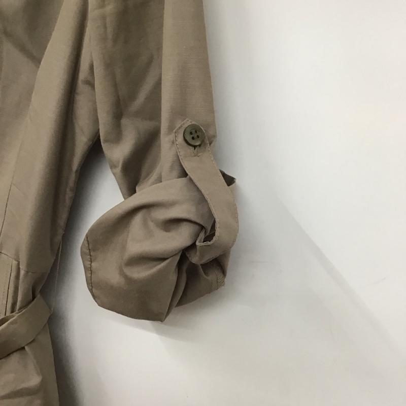 ミッシェル・クラン MICHEL KLEIN ワンピース ひざ丈スカート 38 無地 ベージュ / ベージュ /  レディース USED 古着 中古 10129825
