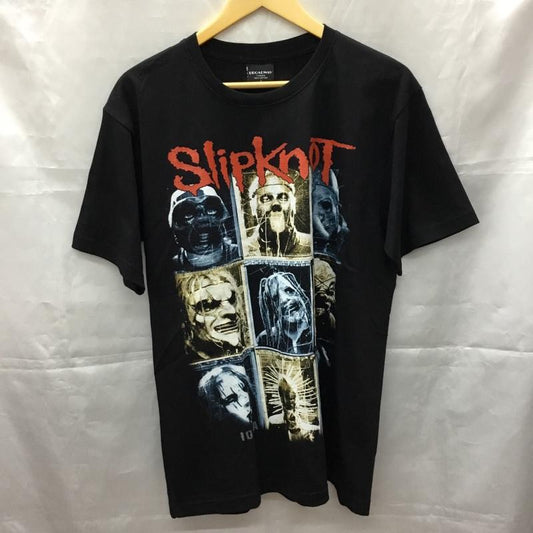 古着 USED Tシャツ 半袖 半袖カットソー プリントTシャツ クルーネックカットソー バンドT L プリント 黒 / ブラック /  メンズ USED 古着 中古 10106915