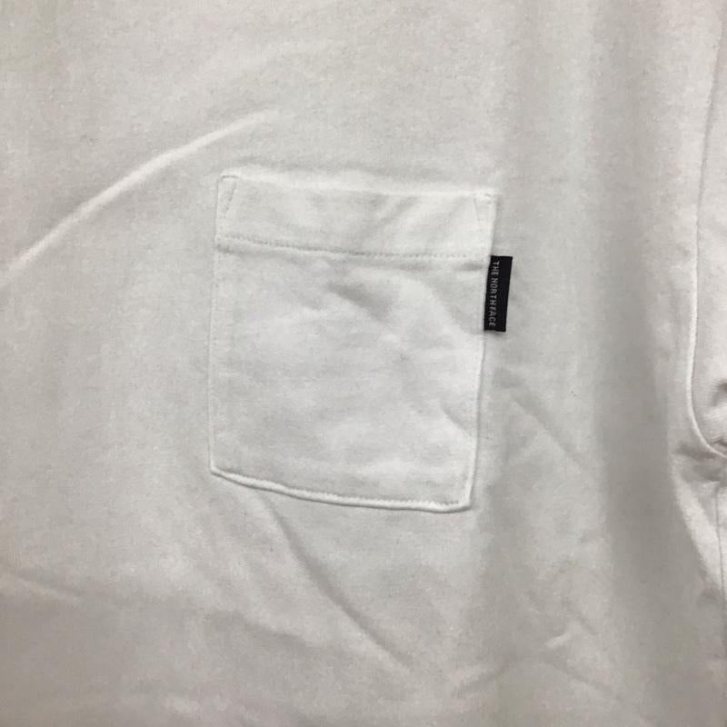 ザノースフェイス THE NORTH FACE Tシャツ 半袖 nt32408z コットンポケットTシャツ プリントTシャツ M 無地 白 / ホワイト /  メンズ USED 古着 中古 10150932