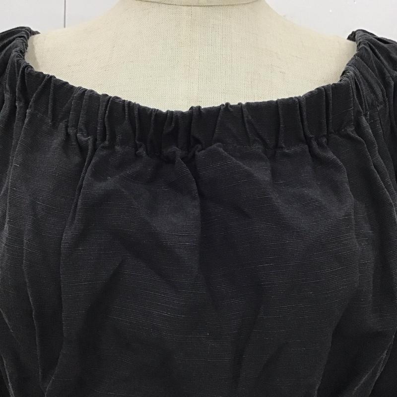 マウジー MOUSSY ワンピース ロングスカート 010bss30-0580 イージーネックオフショルダーワンピース ロングワンピース 2 無地 黒 / ブラック /  レディース USED 古着 中古 10115239
