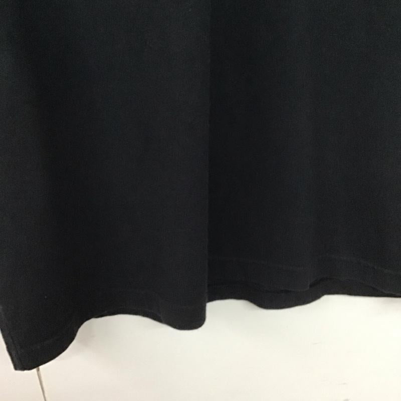 アディダス adidas Tシャツ 半袖 半袖カットソー プリントTシャツ クルーネックカットソー ロゴ、文字 黒 / ブラック /  メンズ USED 古着 中古 10140137