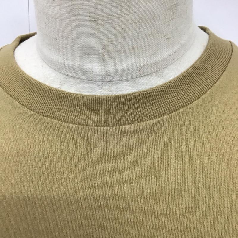 キャンプセブン CAMP7 Tシャツ 長袖 XL ロゴ、文字 X プリント ベージュ / ベージュ /  メンズ USED 古着 中古 10121884