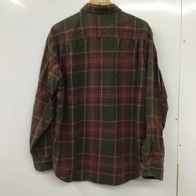 古着 USED シャツ、ブラウス 長袖 長袖シャツ チェックシャツ カラーシャツ ボタンダウンシャツ L チェック マルチカラー / マルチカラー /  メンズ USED 古着 中古 10134892