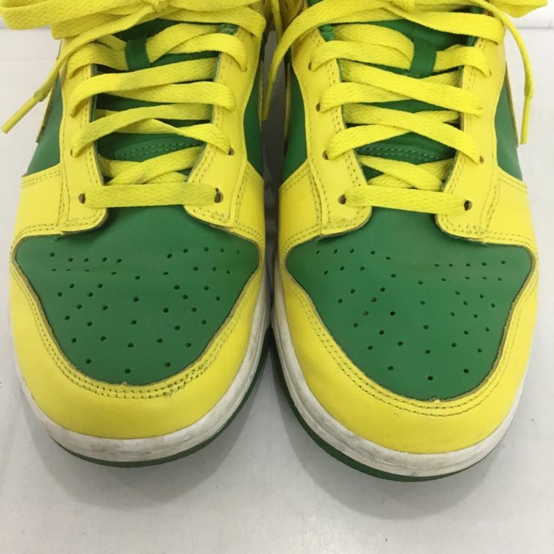 ナイキ NIKE スニーカー スニーカー DV0833-300 DUNK LOW RETRO BTTYS 28cm 28.0cm ロゴ、文字 緑 / グリーン / X 黄 / イエロー /  メンズ USED 古着 中古 10133172