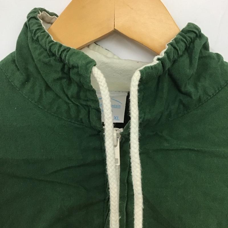 プレーリーマウンテン PRAIRIE MOUNTAIN パーカー 長袖 XL プリント 緑 / グリーン /  メンズ USED 古着 中古 10146517