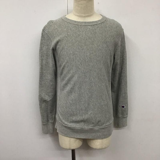 チャンピオン Champion トレーナー 長袖 L 無地 灰 / グレー /  メンズ USED 古着 中古 10121748