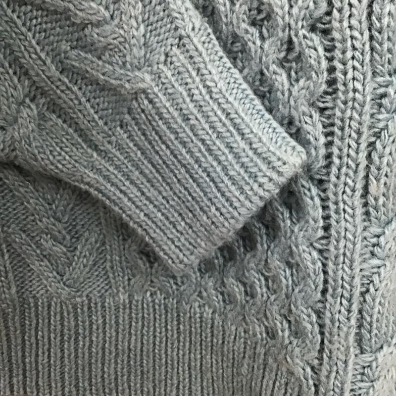 フリークスストア FREAK S STORE ニット、セーター 長袖 F20-LTK-46 クルーネック アクリル ウール FREE  水色 / ライトブルー /  レディース USED 古着 中古 10146600