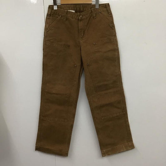 カーハート Carhartt パンツ ワークパンツ、ペインターパンツ 100881221 RELAXED FIT ダブルニー 無地 茶 / ブラウン /  メンズ USED 古着 中古 10106853