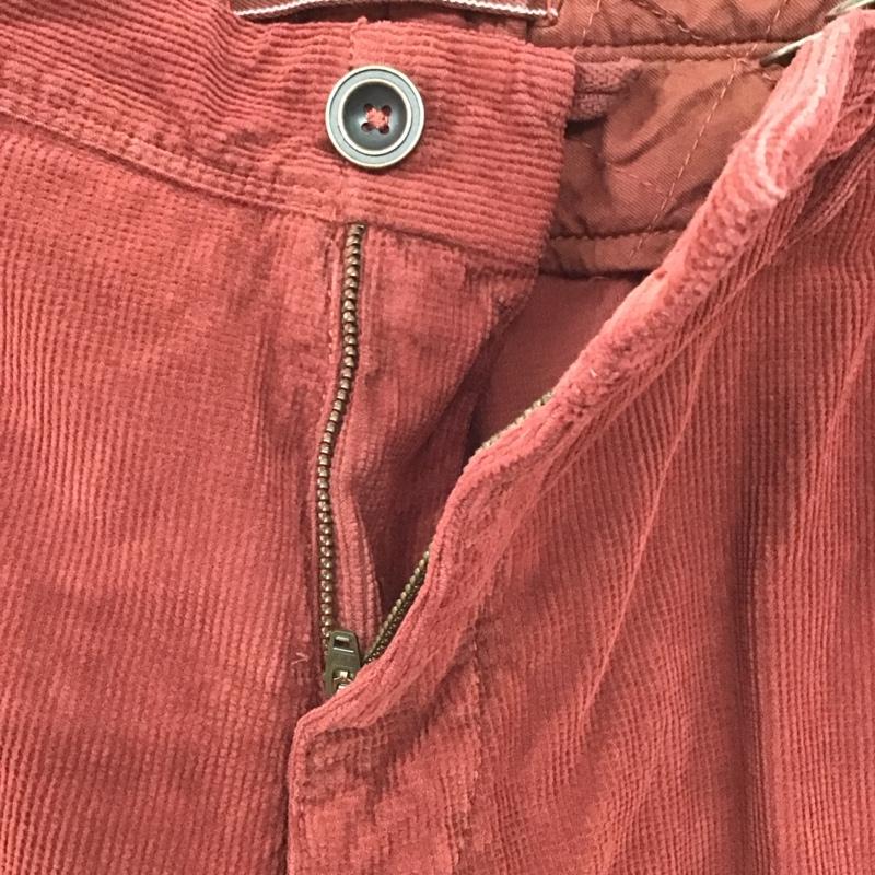 インコテックス INCOTEX パンツ チノパン コーデュロイパンツ センタータックパンツ スリムパンツ 34 無地 えんじ / ワインレッド /  メンズ USED 古着 中古 10111644