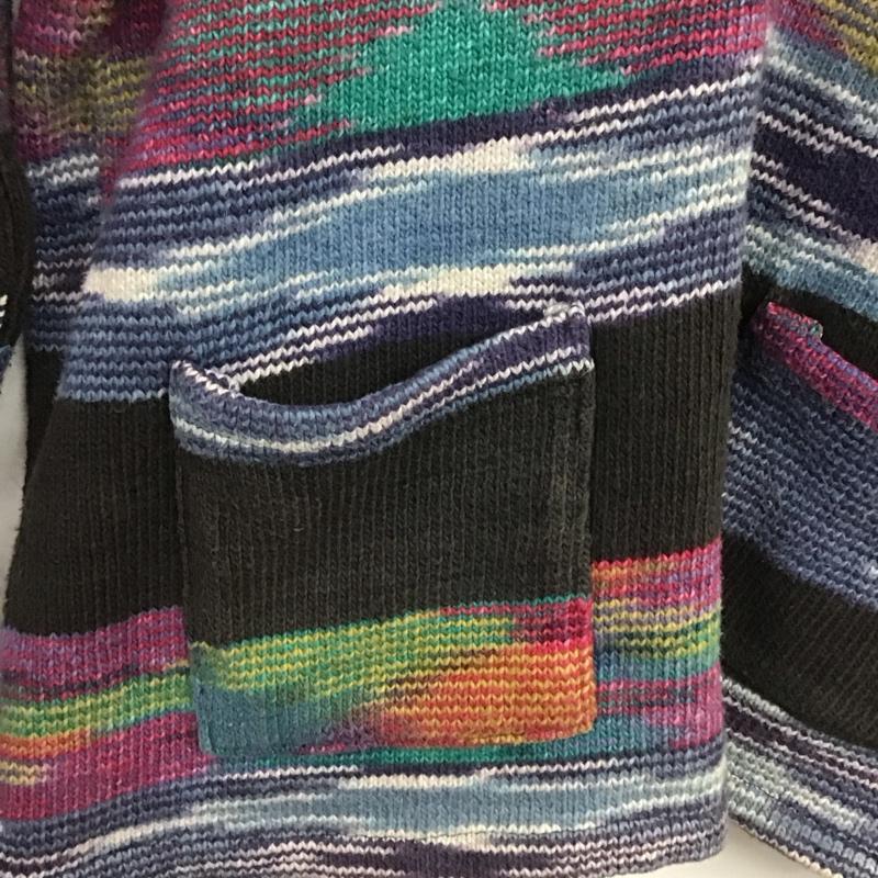 古着 USED パーカー 長袖 ジップアップパーカー 長袖パーカー カジュアルジャケット プリント マルチカラー / マルチカラー /  メンズ USED 古着 中古 10148822