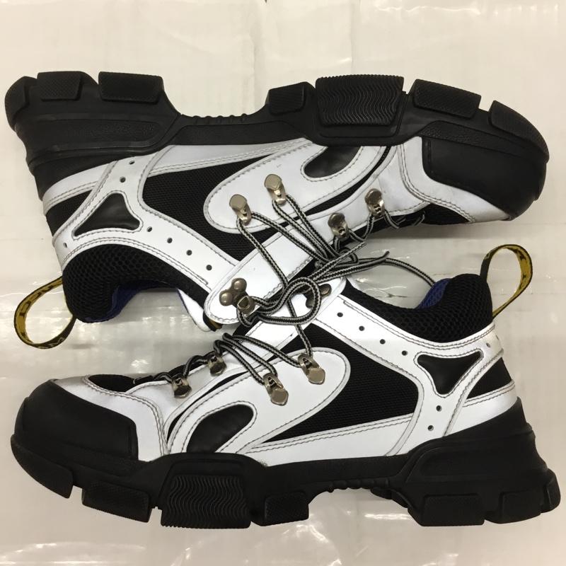 グッチ GUCCI スニーカー スニーカー フラッシュトレックスニーカー 箱有 8 ロゴ、文字 黒 / ブラック / X 灰 / グレー / X 青 / ブルー / X 黄 / イエロー /  メンズ USED 古着 中古 10110162