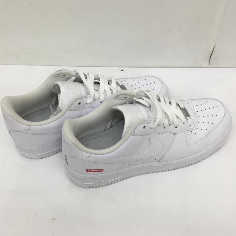ナイキ NIKE スニーカー スニーカー AIR FORCE1 LOW SUPREME エアフォース１　シュプリーム CU9225 100 28.0cm ロゴ、文字 白 / ホワイト /  メンズ USED 古着 中古 10109018