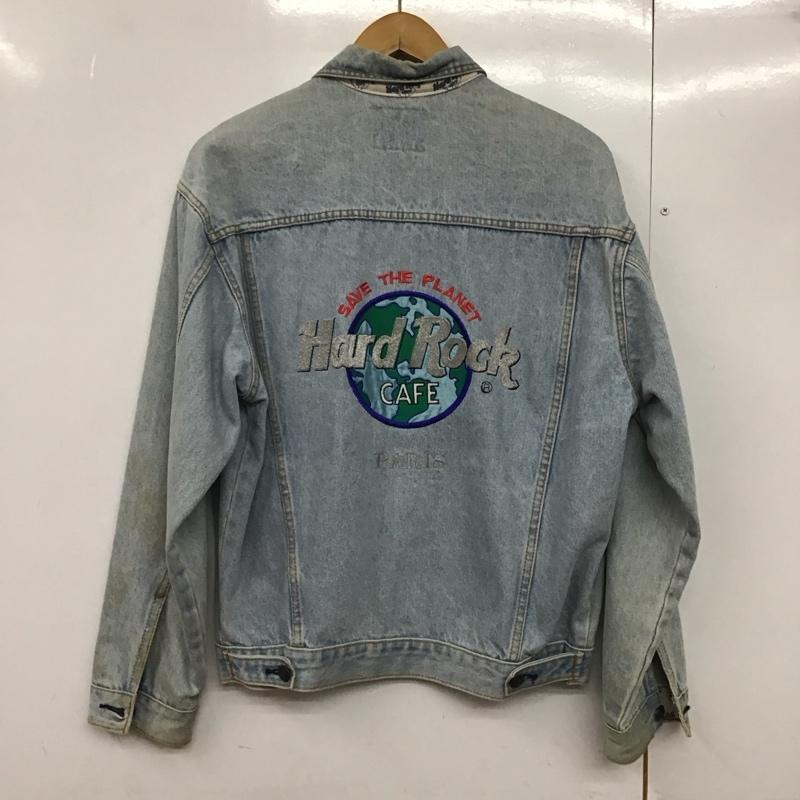 ハードロックカフェ HARD ROCK CAFE ジャケット、上着 ジャケット、ブレザー デニムジャケット Gジャン アウター カジュアルジャケット S 無地 インディゴ / インディゴ /  メンズ USED 古着 中古 10144193