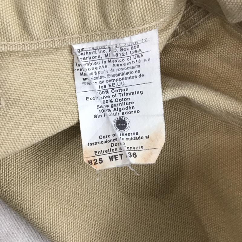 カーハート Carhartt パンツ ショートパンツ ショートパンツ ハーフパンツ カジュアルパンツ 36インチ 無地 ベージュ / ベージュ /  メンズ USED 古着 中古 10137363