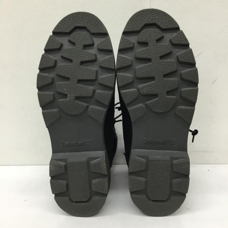 ティンバーランド Timberland ブーツ ショートブーツ A1ODY A1398 6インチ ヌバックブーツ 28.0cm ロゴ、文字 黒 / ブラック /  メンズ USED 古着 中古 10144478