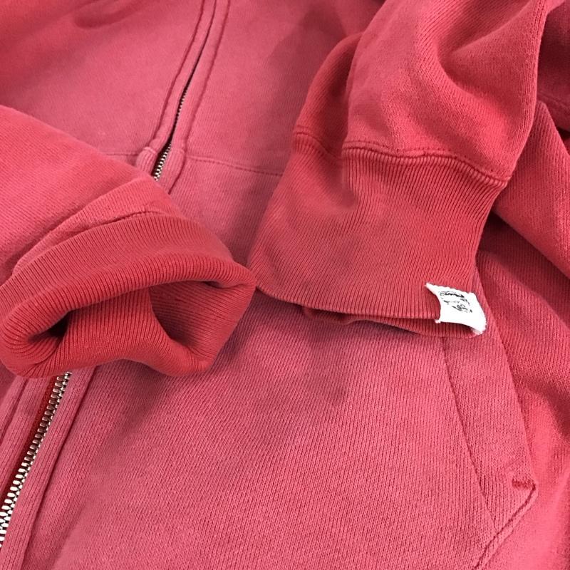 アベイシングエイプ A BATHING APE パーカー 長袖 ジップアップパーカー 長袖パーカー カジュアルジャケット XS ロゴ、文字 赤 / レッド /  メンズ USED 古着 中古 10148218