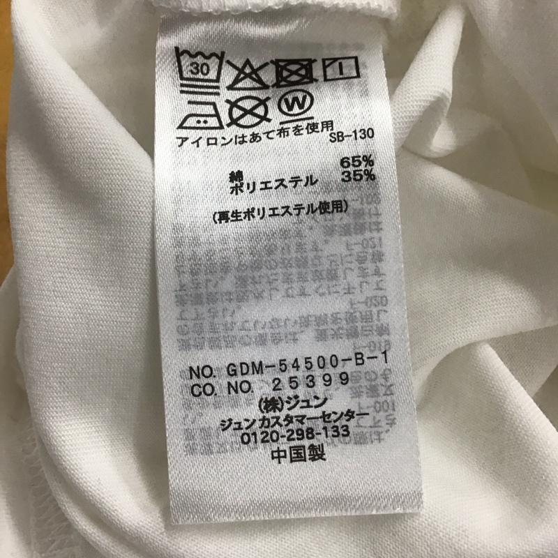 ロペピクニック ROPE  PICNIC Tシャツ 長袖 38 ロゴ、文字 X プリント 白 / ホワイト /  レディース USED 古着 中古 10137386