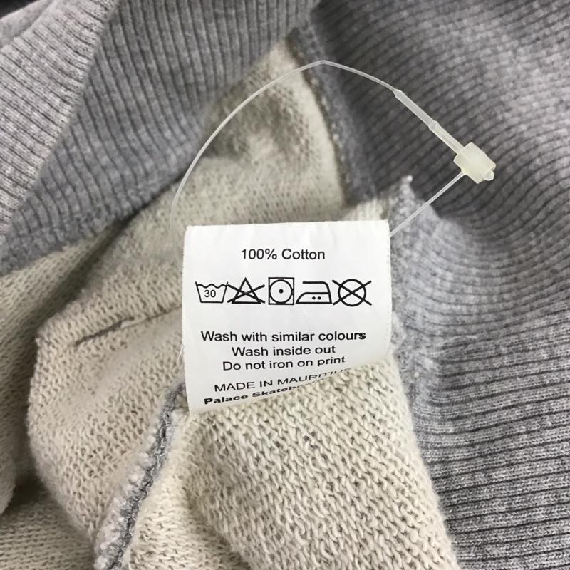 パレス PALACE パーカー 長袖 長袖 M プリント 灰 / グレー /  メンズ USED 古着 中古 10148203