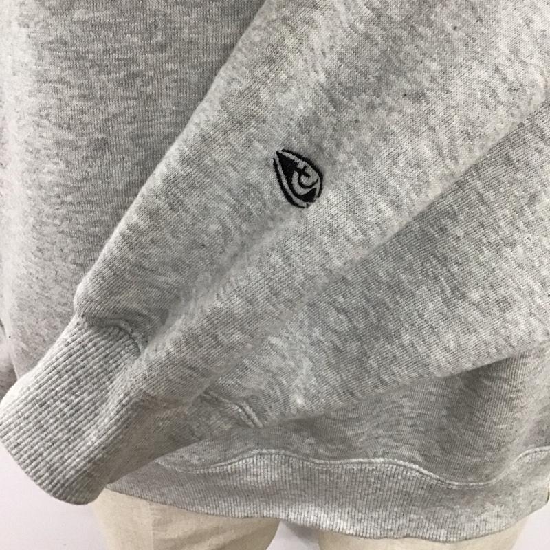 トイ マシーン TOY MACHINE トレーナー 長袖 長袖トレーナー スウェット クルーネック リブスウェットカットソー M ロゴ、文字 灰 / グレー /  メンズ USED 古着 中古 10124269