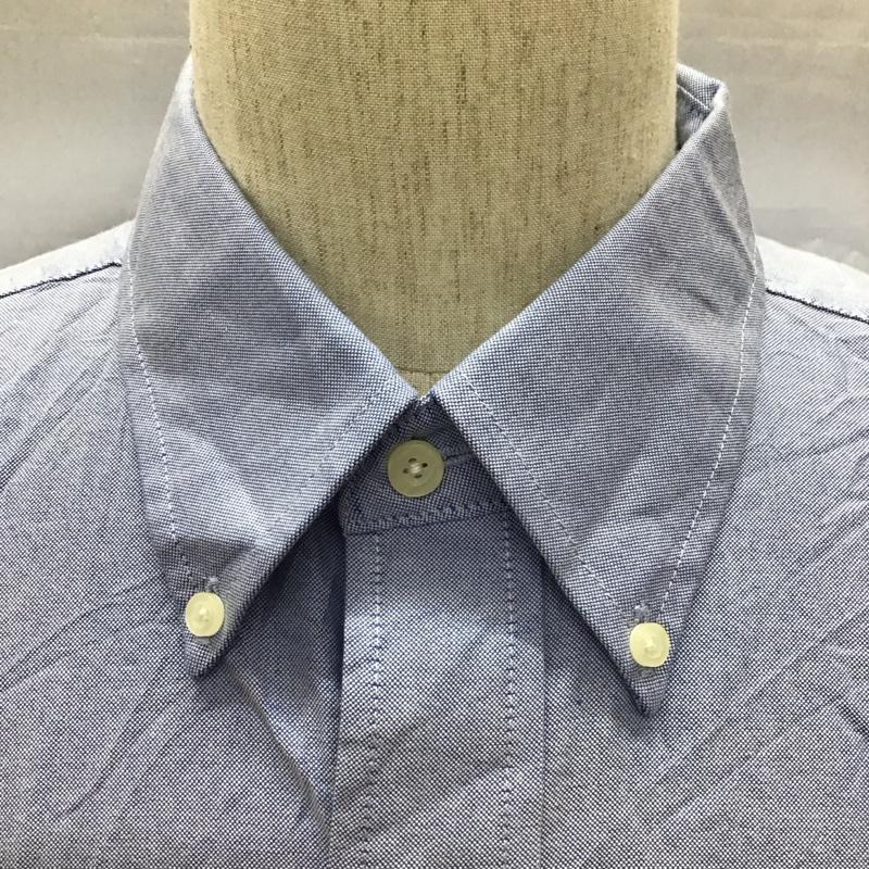 チャップス CHAPS シャツ、ブラウス 長袖 長袖シャツ カラーシャツ ポケットシャツ 長袖カットソー ボタンダウンシャツ XL 無地 水色 / ライトブルー /  メンズ USED 古着 中古 10118551