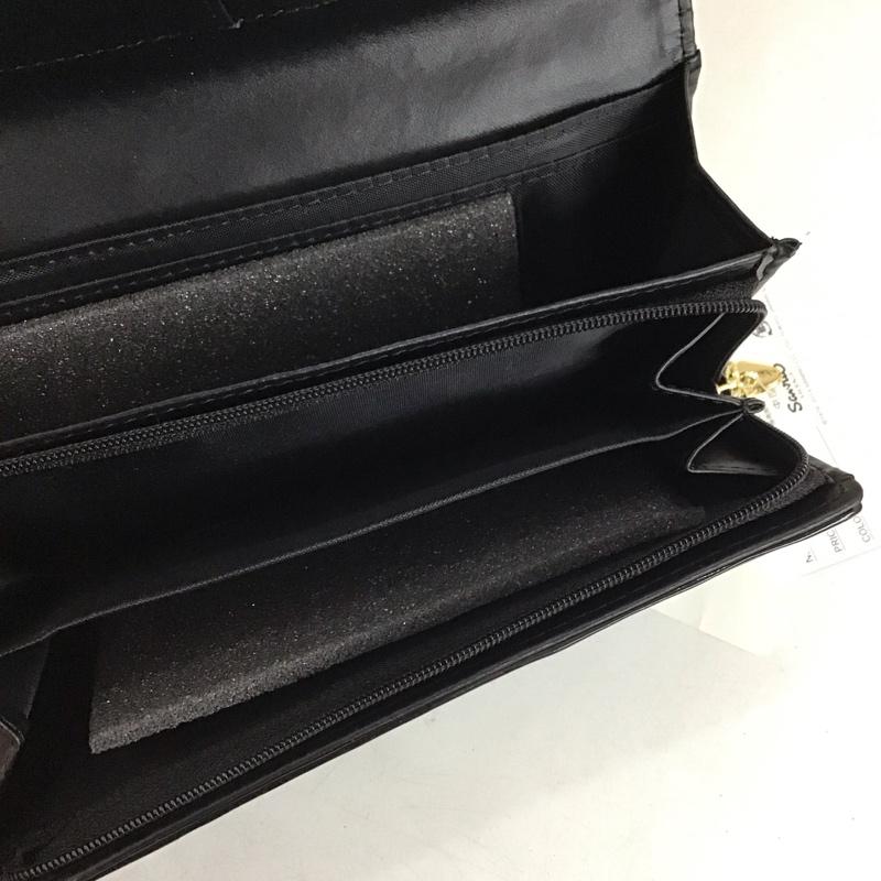 サンリオ sanrio 財布 長財布 キティちゃん 無地 黒 / ブラック /  レディース USED 古着 中古 10141888