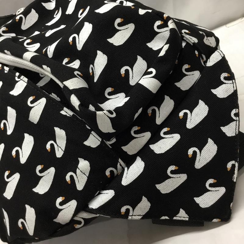 カブー KAVU ボディバッグ ボディバッグ ロープスリング ワンショルダー 白鳥 鳥 総柄 黒 / ブラック /  メンズ USED 古着 中古 10110167