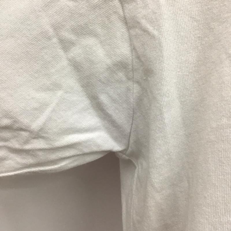 イグザンプル EXAMPLE Tシャツ 半袖 半袖カットソー プリントTシャツ クルーネックカットソー L プリント 白 / ホワイト /  メンズ USED 古着 中古 10117845