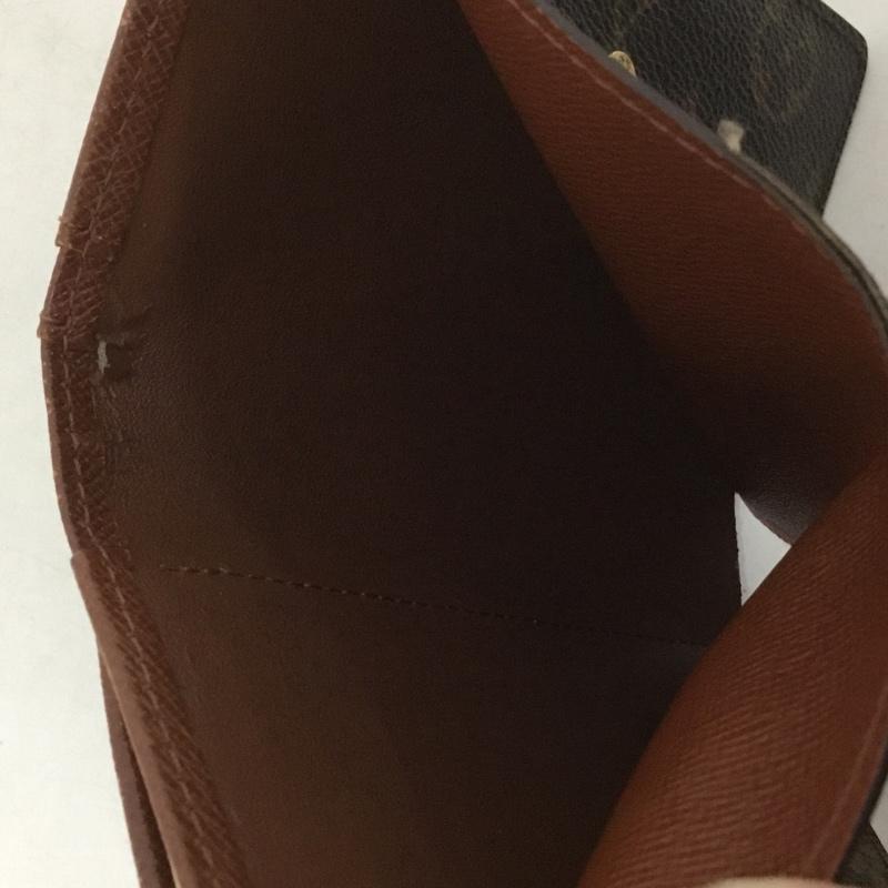 ルイヴィトン LOUIS VUITTON 財布 二つ折り M10051 がま口 モノグラム ロゴ、文字 茶 / ブラウン /  レディース USED 古着 中古 10138112