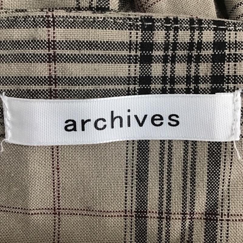 アルシーヴ archives ワンピース ロングスカート M チェック マルチカラー / マルチカラー /  レディース USED 古着 中古 10131524