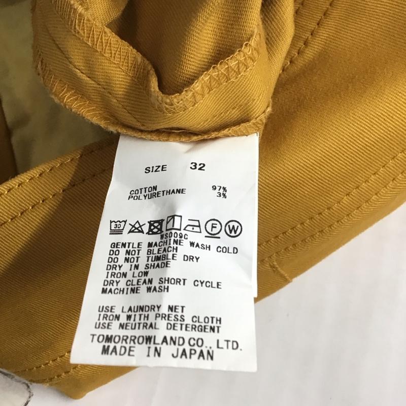 マカフィー MACPHEE パンツ スラックス 32 無地 マスタード / マスタード /  レディース USED 古着 中古 10131871