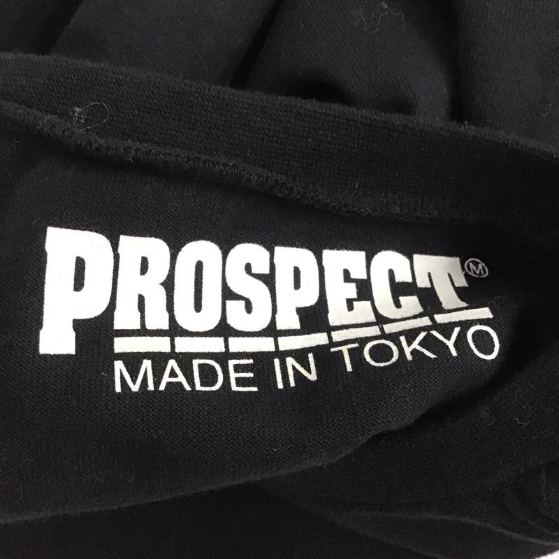 プロスペクト PROSPECT カットソー 長袖 長袖カットソー クルーネックカットソー プリントTシャツ M ロゴ、文字 黒 / ブラック /  メンズ USED 古着 中古 10126589