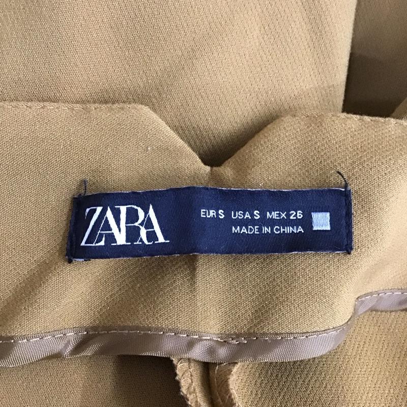 ザラ ZARA ボトムス ボトムス 7901 432 305 ハイウエスト テーパードパンツ S 無地 マスタード / マスタード /  レディース USED 古着 中古 10113498