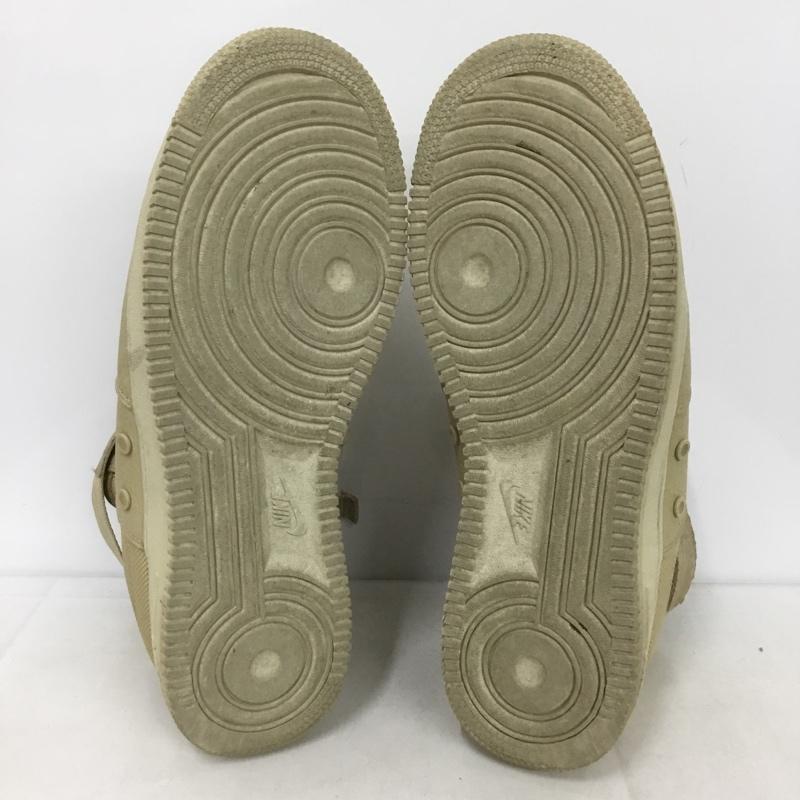 ナイキ NIKE スニーカー スニーカー 917753-200 SF AF 1 MID 28cm 28.0cm ロゴ、文字 ベージュ / ベージュ /  メンズ USED 古着 中古 10141548