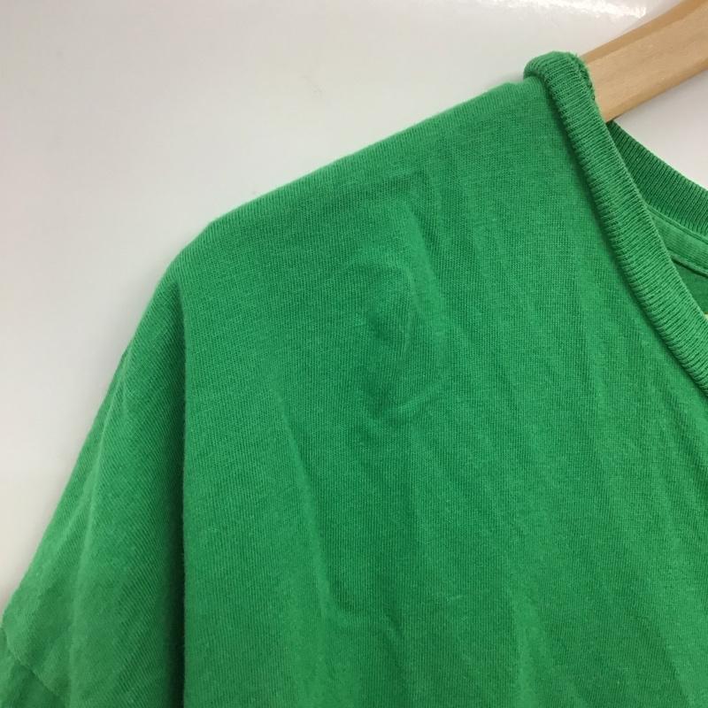 ポロバイラルフローレン Polo by RALPH LAUREN Tシャツ 半袖 半袖カットソー プリントTシャツ クルーネックカットソー XXL ロゴ、文字 緑 / グリーン /  メンズ USED 古着 中古 10145050