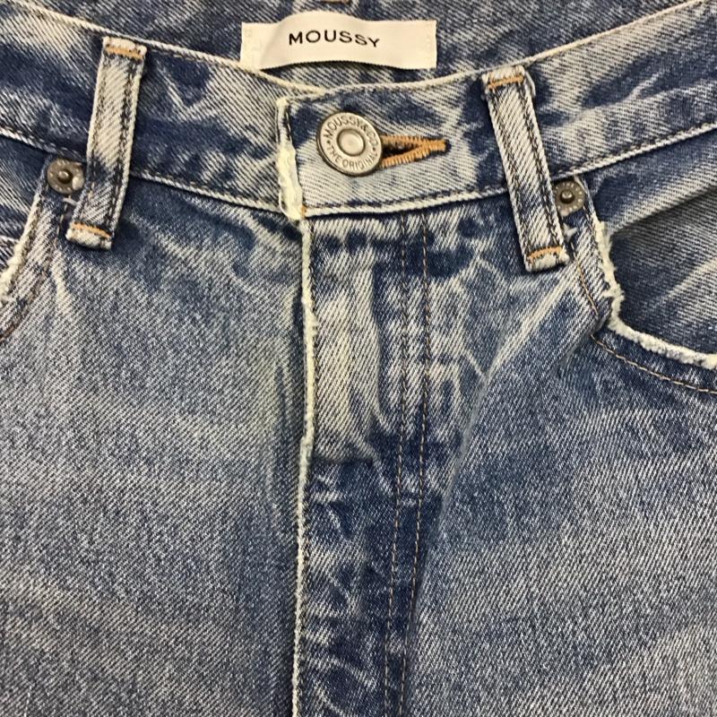 マウジー MOUSSY パンツ デニム、ジーンズ 010ASS11-2490 MV JW Tapered 26 無地 青 / ブルー /  レディース USED 古着 中古 10131317