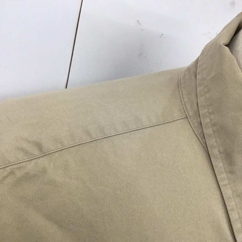 ラルフローレン RALPHLAUREN シャツ、ブラウス 長袖 ボタンダウンシャツ XL 無地 ベージュ / ベージュ /  メンズ USED 古着 中古 10123327