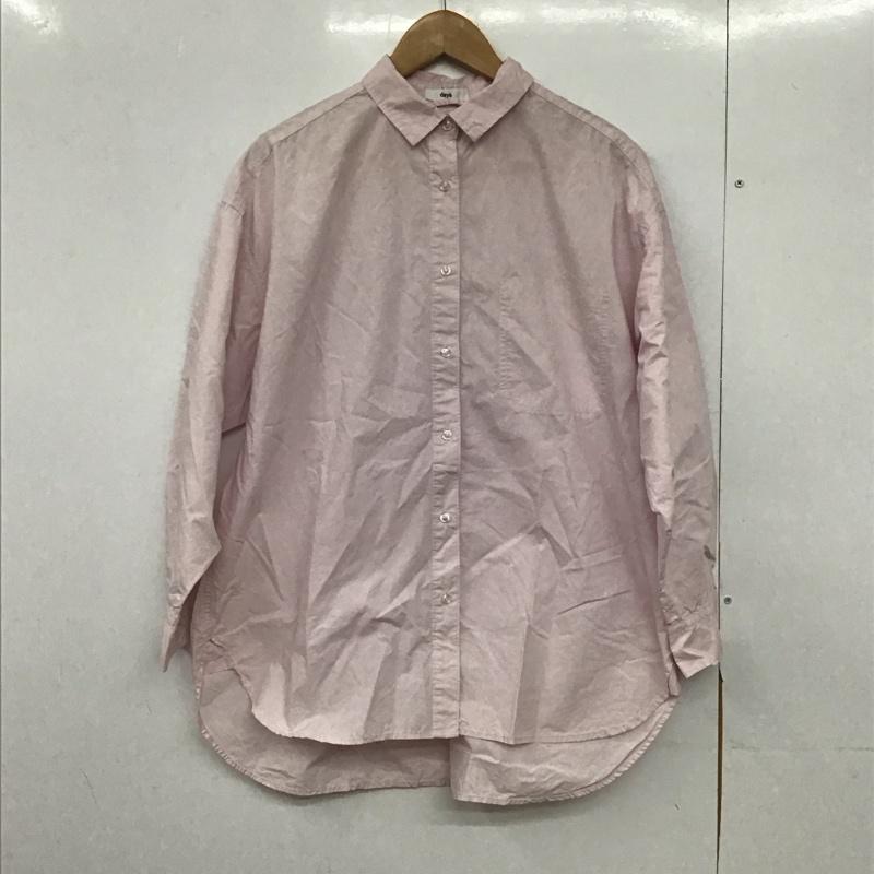 スタディオクリップ studio CLIP シャツ、ブラウス 長袖 FREE 無地 桃 / ピンク /  レディース USED 古着 中古 10146309