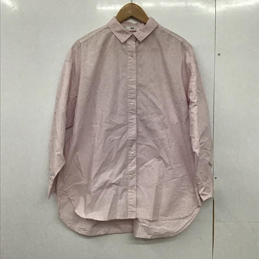 スタディオクリップ studio CLIP シャツ、ブラウス 長袖 FREE 無地 桃 / ピンク /  レディース USED 古着 中古 10146309